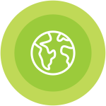 Environmental Awareness Globe Icon